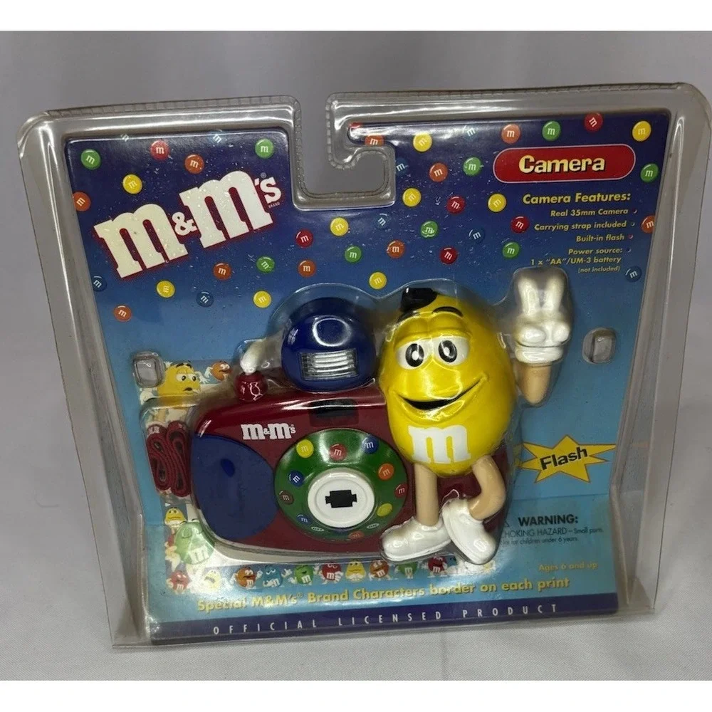 New! M&M's Camera Official Brand- 35mm, Character Boarder On Each Print!